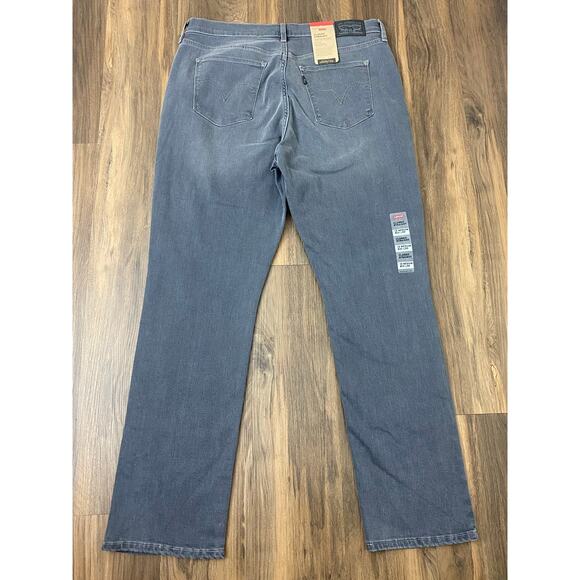 NEW Women Levi's Classic Straight Stellar Stretch cotton denim jeans, 12 (31x30) - Picture 1 of 5